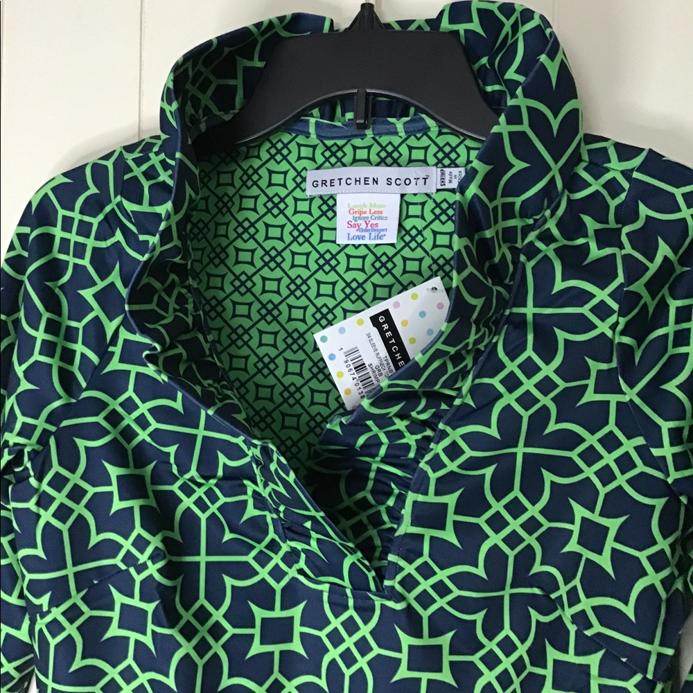 Gretchen Scott ruffleneck NWT - Picture 2 of 3